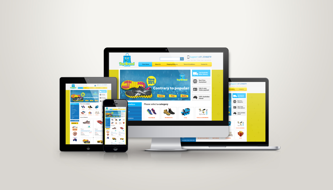 Top Brand Shopping Get Online Store