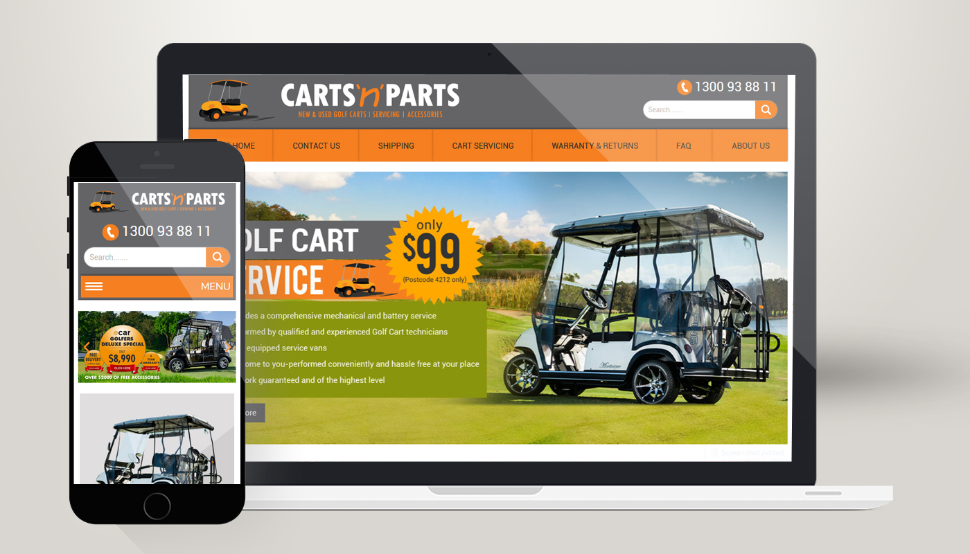 Carts & Parts Get Online Store